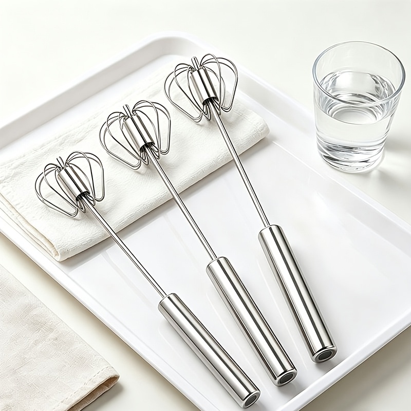 Hand-Push Egg Beater for Home Mixing and Blending