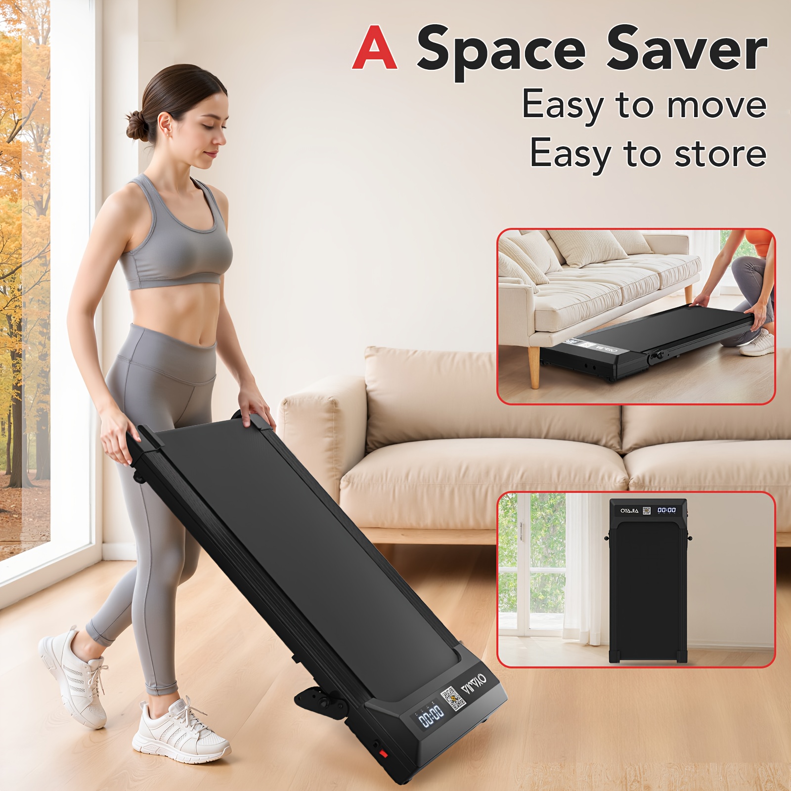 home treadmill manual incline function supports Temu Sweden