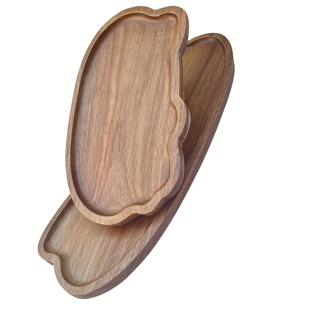 

Wood Serving Tray For Cheese, Bread & Fruit - Kitchen, Restaurant, Cafe, And Wedding Decor | Ideal For & Christmas