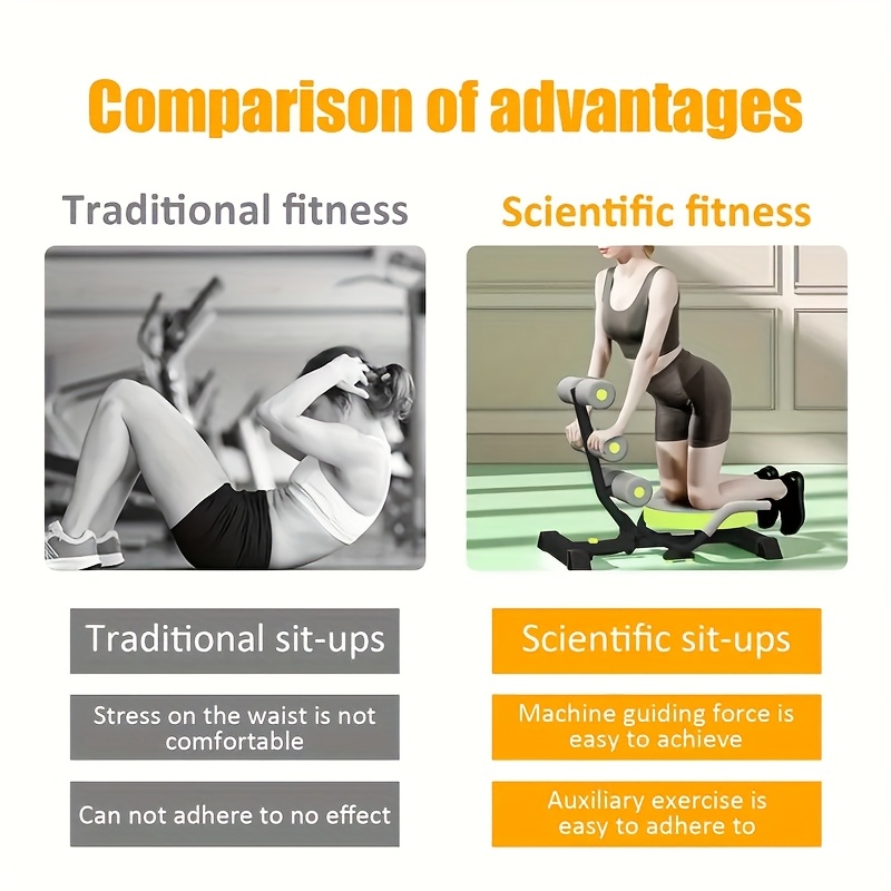 1pc Foldable Abdominal Exercise Equipment - Spring-Assisted Sit-Up Assistant with 360° Rotating Disk, Durable Iron, Transparent Pink - Ideal for Core Strengthening & Muscle Toning, Gym Accessories