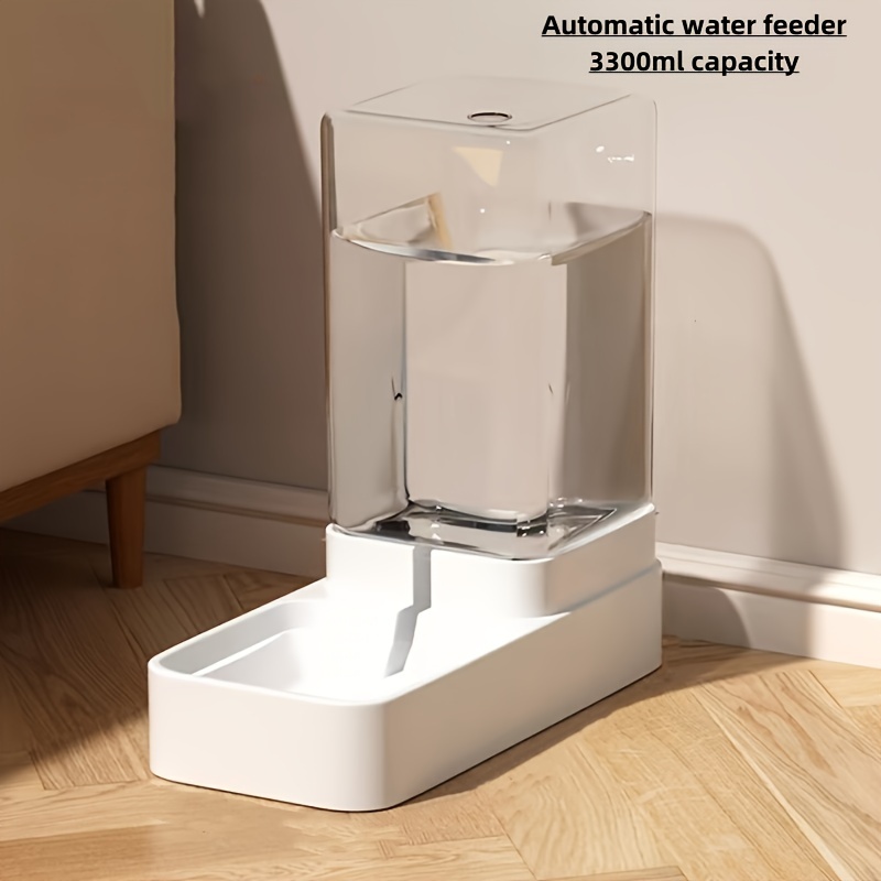 Stylish Pet Feeder & Water Dispenser Combo - Battery-free, Durable Polypropylene, Ideal For Medium Dogs And Cats