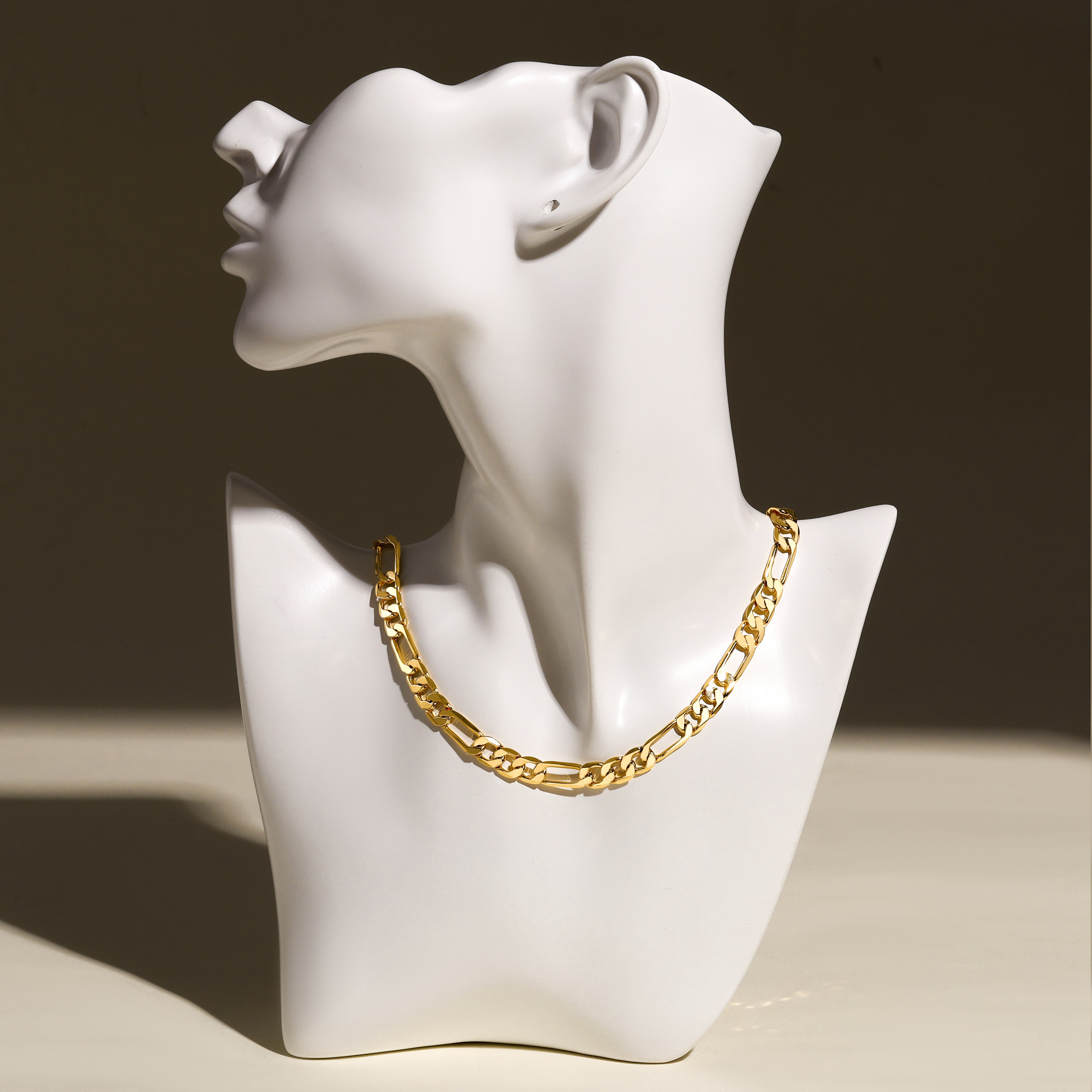Image of 925 Silver Men's Golden 7mm Necklace Men's Temperament Jewelry Makes You Birthday Gift Christmas Valentine's Day Father's Day With Exquisite Gift Box