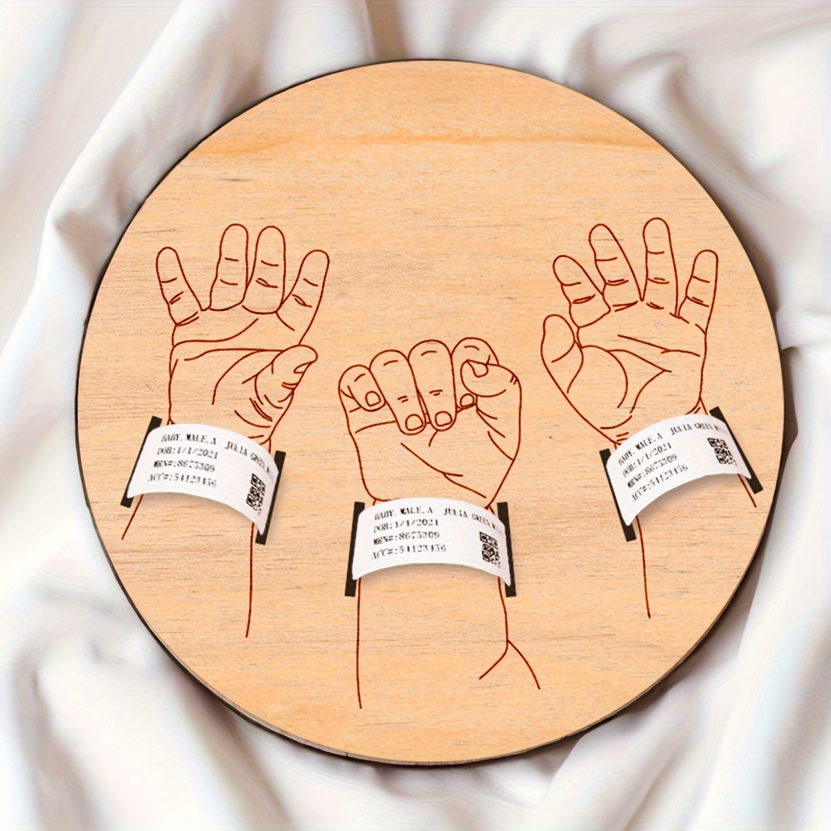 Engraved Keepsake Bracelet for Twins & Triplets