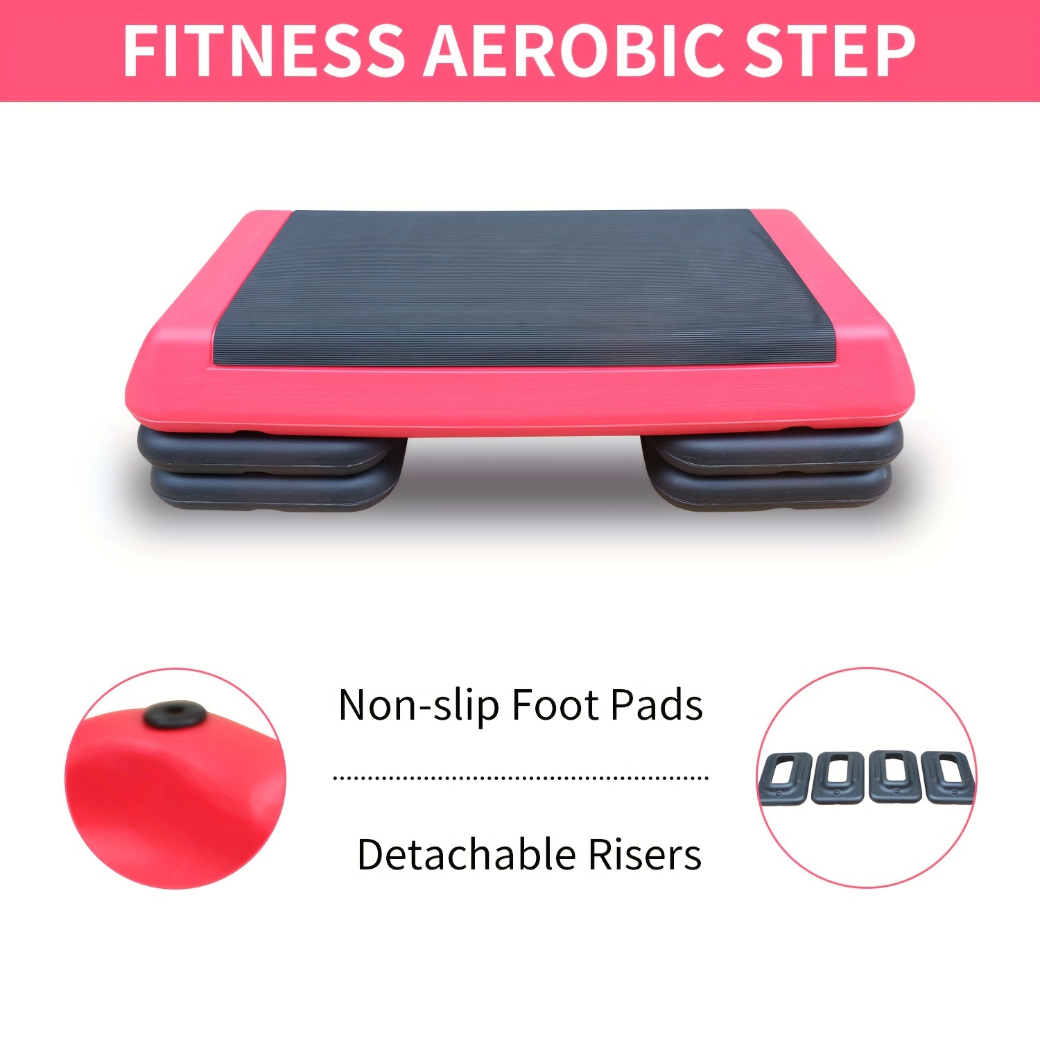 31 Plateforme de stepper aérobie réglable pour entraînement