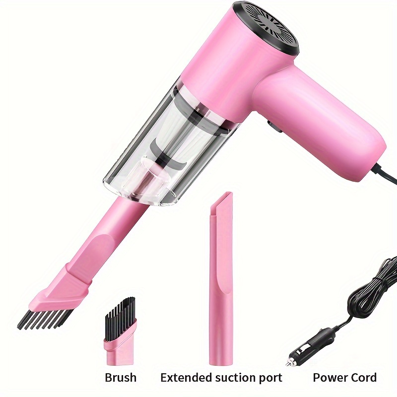Image of In-car Vacuum Car Wired 12v Car Powerful Handheld Household Hand-held Small Car In Mini Dust Removal, Perfect For Removing Pet Hair And Cat Hair