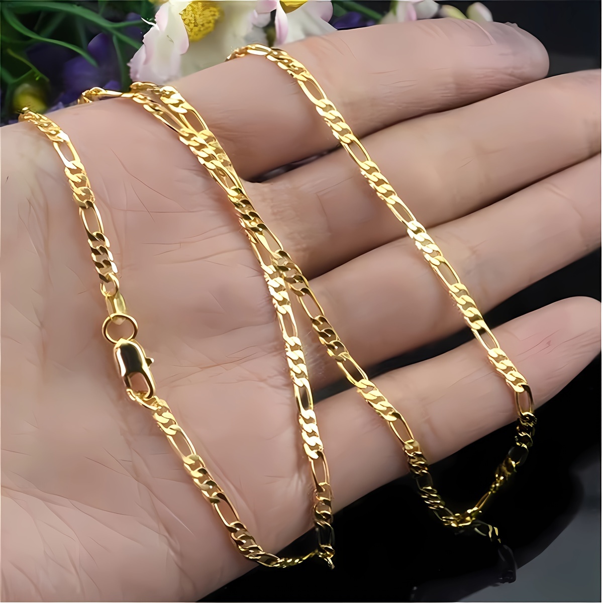 

1pc Retro Men's Chain Necklace, Punk Long Chain Necklace Jewelry