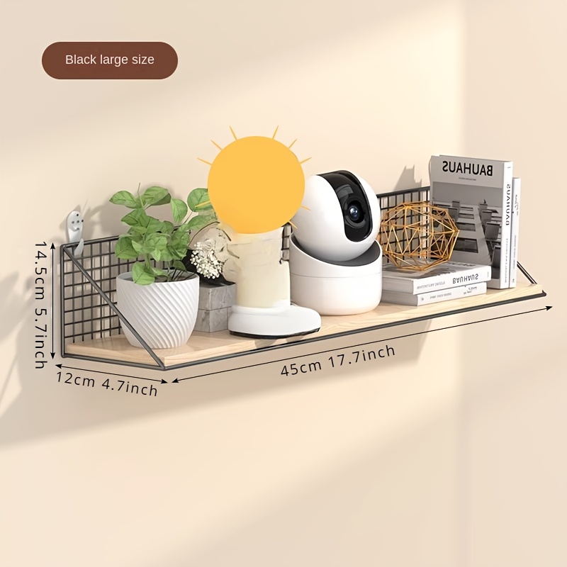 Storage Rack, No-punching, Bedroom, College Student, Bedside, Dormitory, Dorm Room, Wall-mounted, Wall-mounted Hanging Shelf, Floating Shelves