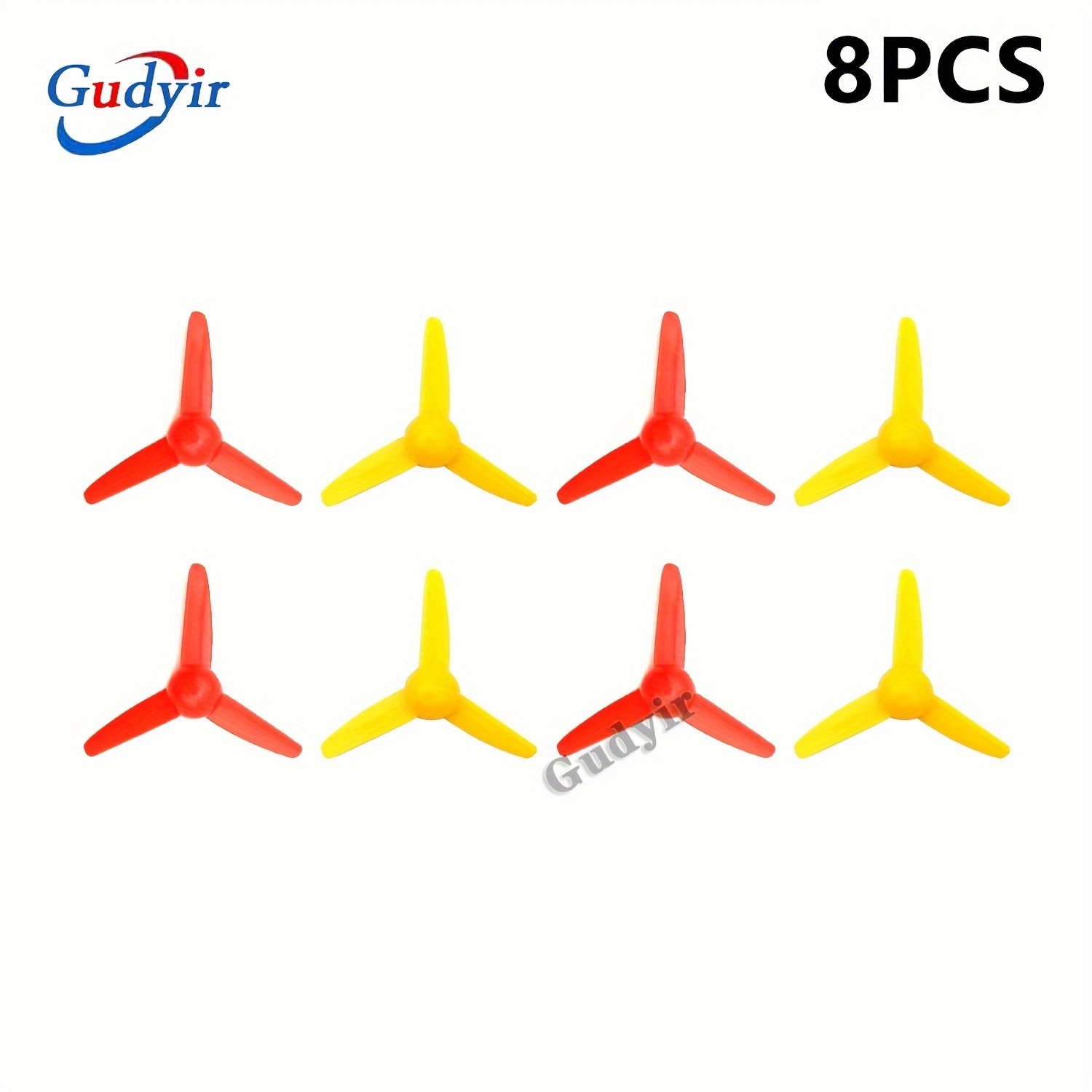 Image of 8pcs Micro Motor 2mm Shaft Propeller With 3 80mm Fan Shape For Fan Leaves Ship Model Rc Boat Airplane Science And Education Toys