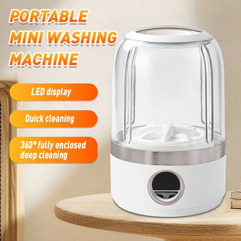 jkuoo portable washing machine battery-powered, compact