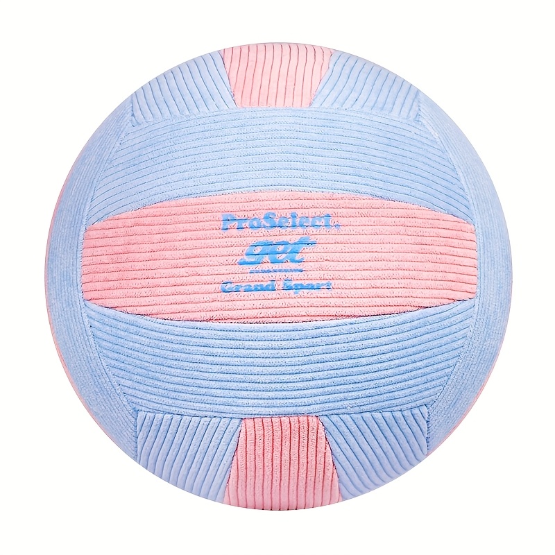 TEMU Proselect Soft & Non-slip Indoor Volleyball - Standard 5" Size, Panels, Machine-stitched For Competition & Training, Youth Volleyball Gear |