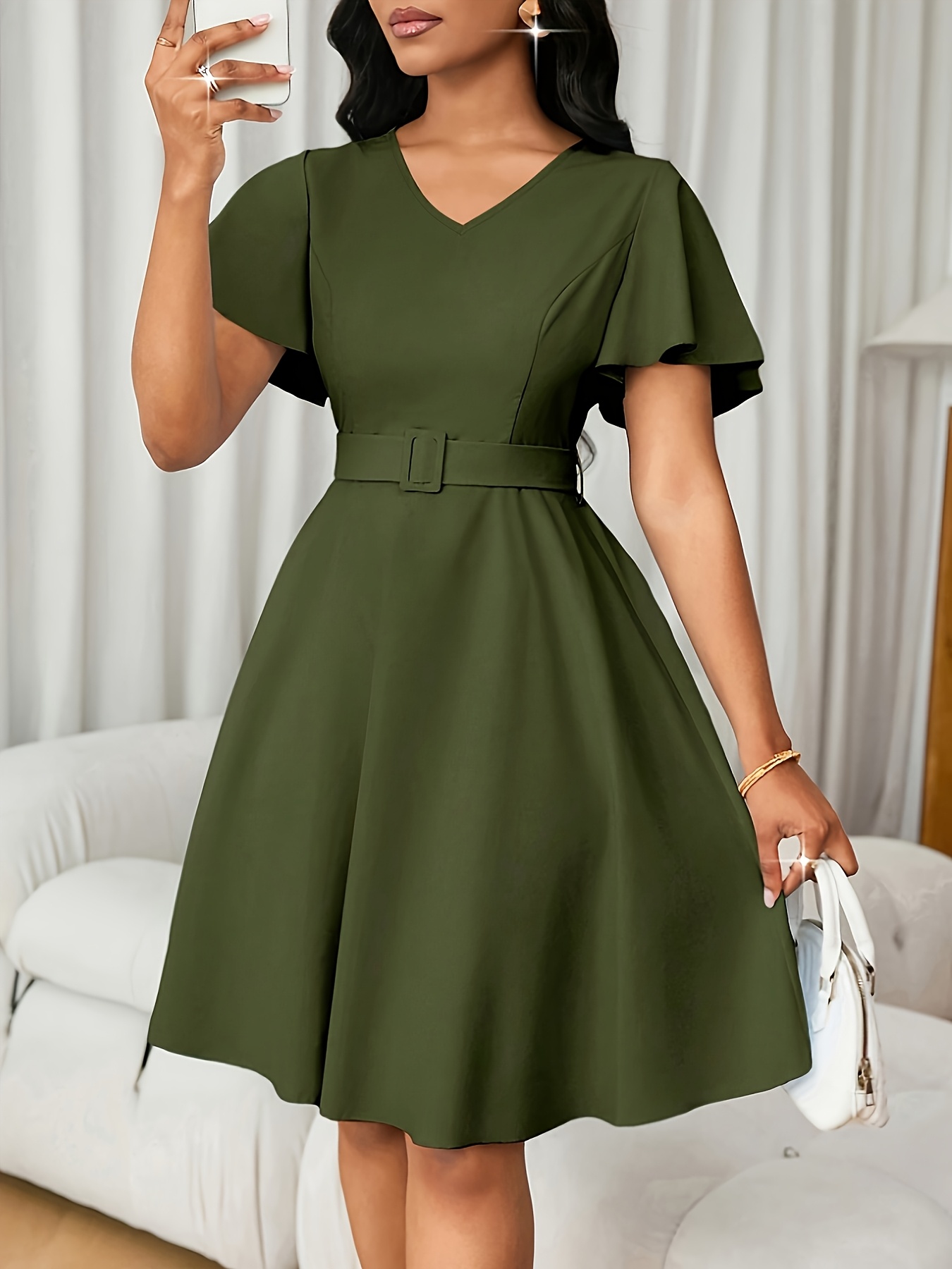 slim fit dress slacks Plus Size Sequin A-Line Floor Length Evening Dresses for Special Occasions