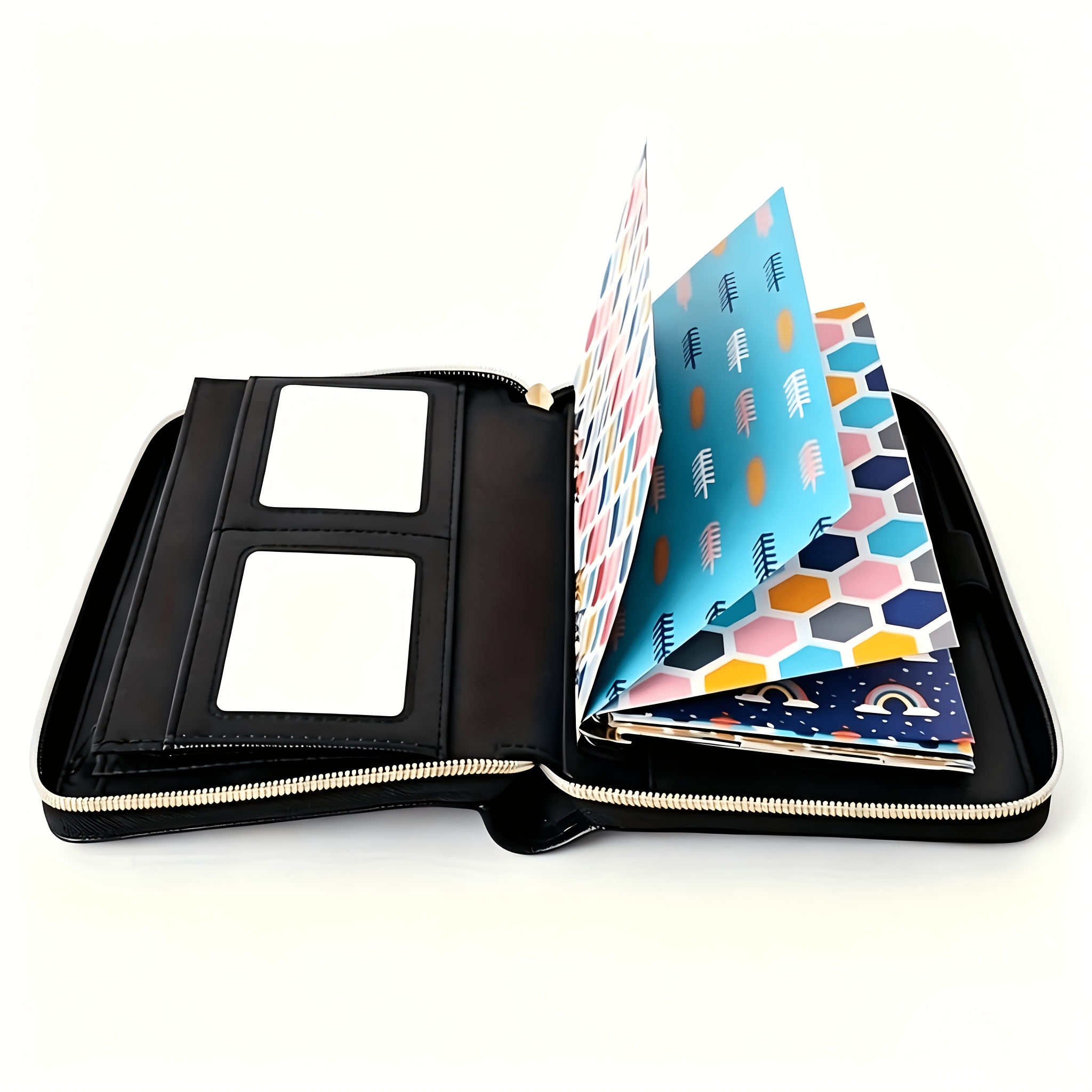 Cash Envelope Wallet Budget System With 12 Tabbed Cash Envelopes & 12 Budget Cards, Money Organizer Set
