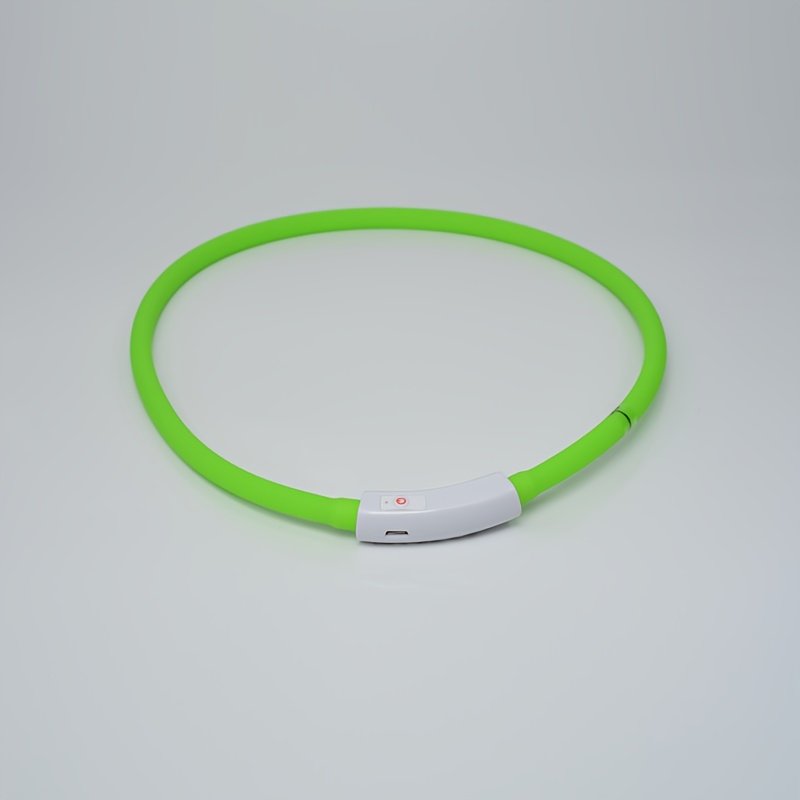 1pc Glowing Neck Collar - Dog-specific Usb Rechargeable Led Accessory