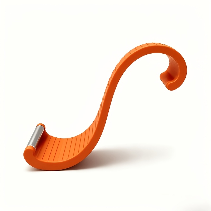 TEMU Support Téléphone Premium en Silicone Souple, Pliable et Antidérapant, Support de Bureau Flexible pour Bureau, Chevet et Voyage, Accessoires de