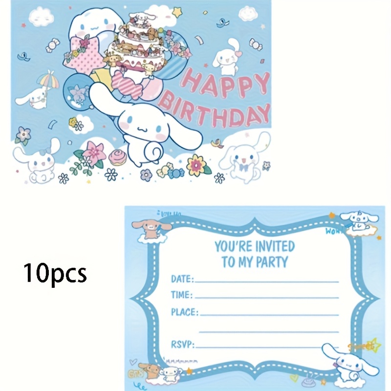 birthday invitation card sold on Temu Australia