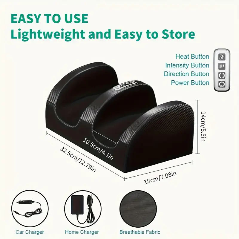 1Pc Shiatsu Foot Massager Circulation Relaxation Electric