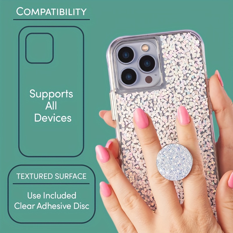 

Glitter Powder Drip Glue Desktop Scaling Mobile Phone Airbag Bracket Transparent Bracket