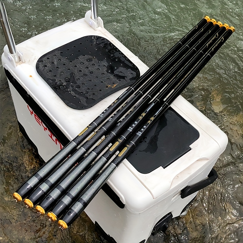 

Universal Carbon Fiber Telescopic Fishing Rods, Medium Action & Power, Trolling For All - Foldable, Portable, Multiple Sizes (11.81ft - 23.62ft), For Valentine's Day To Christmas - Pack Of 1