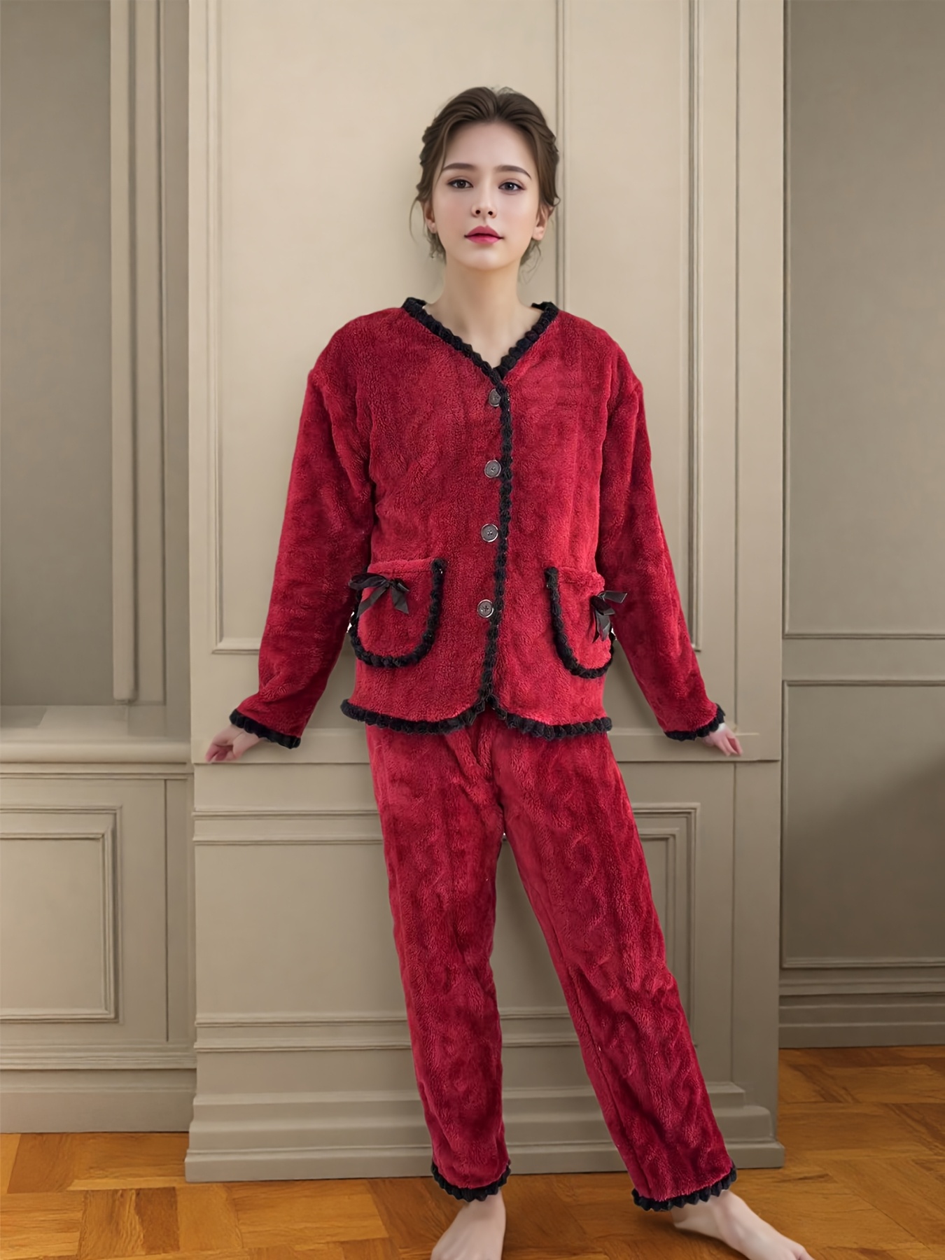 conjunto pijama franela mujer en Temu Guatemala