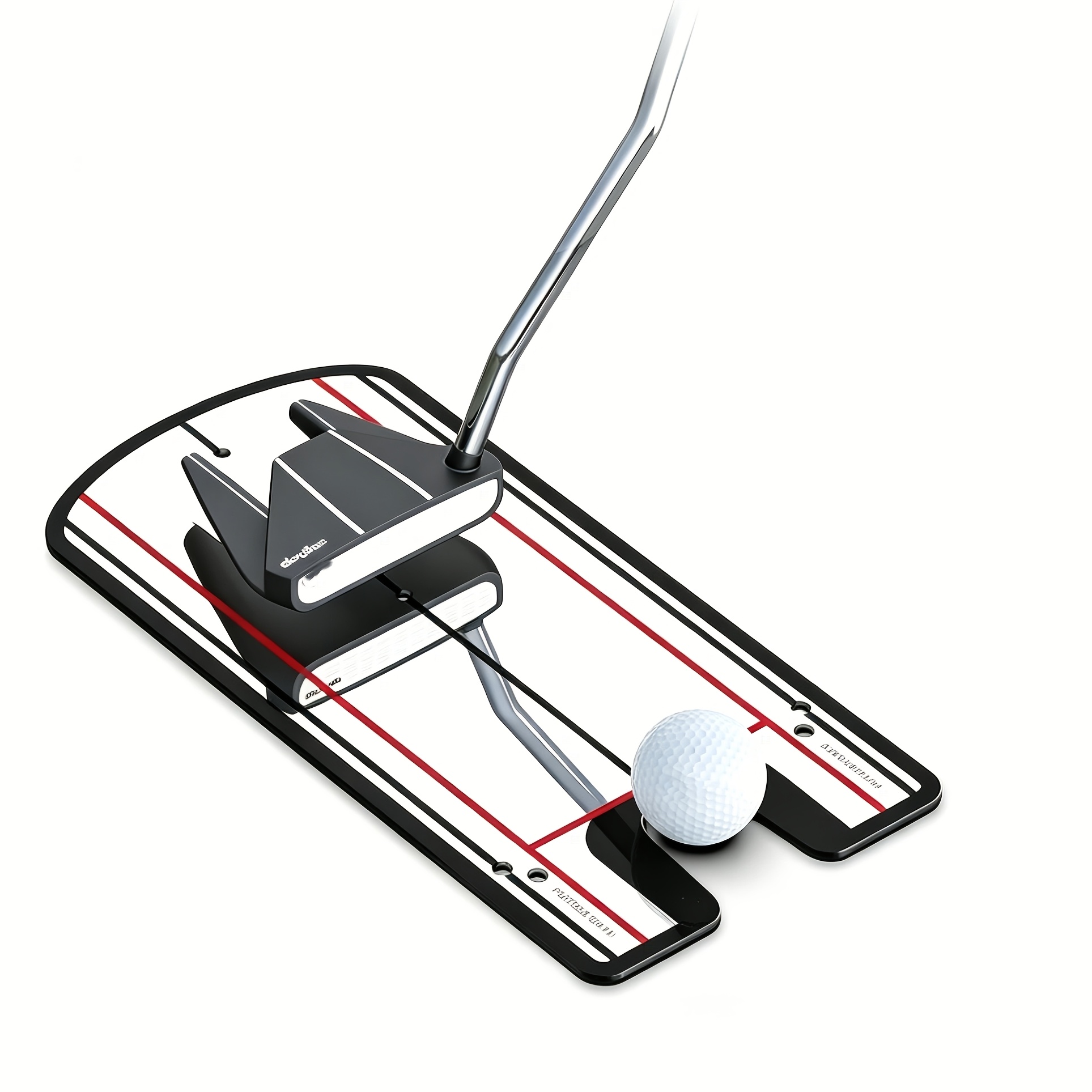 TEMU Golf Putting Mirror - 3mm Ultra-thin Alignment Putting Training Aids For Correcting Eye & Shoulder Position & Accuracy, Anti-scratch Acrylic