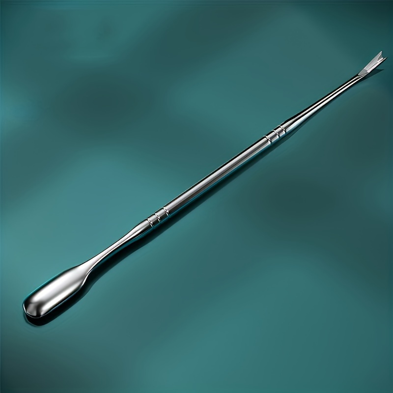 Double Ended Stainless Steel Cuticle Trimmer Pusher, Manicure Tool To Barbs