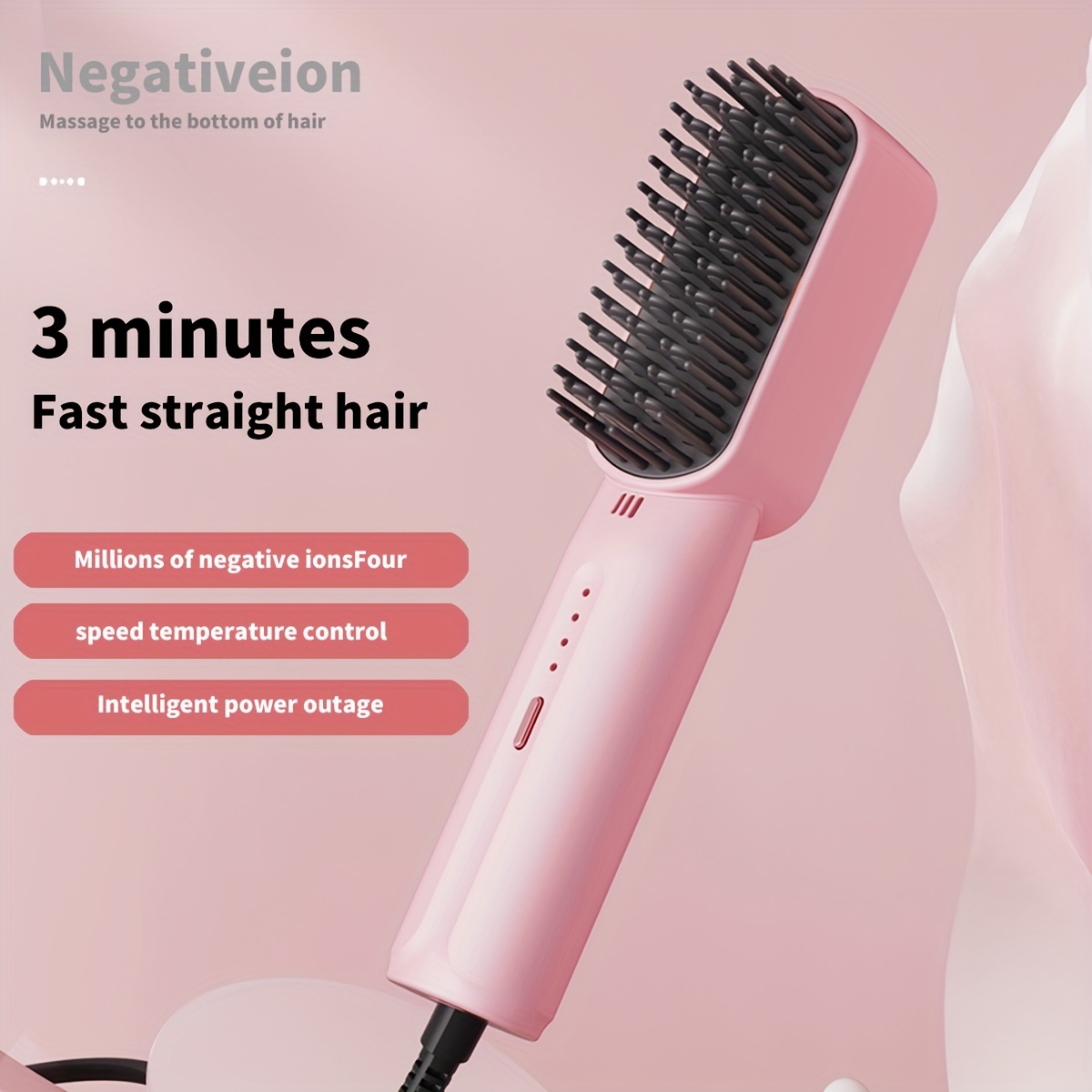 

Straightening Comb, 4 Adjustment, Straightening Comb, Heating , -hot , Off, Led Display, , , , Suitable For Women's