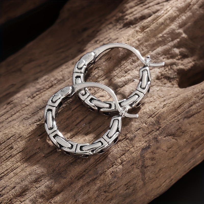 Vintage Tribal Chain Earrings For Men And Women, Fashionable Party Casual Accessories Gift