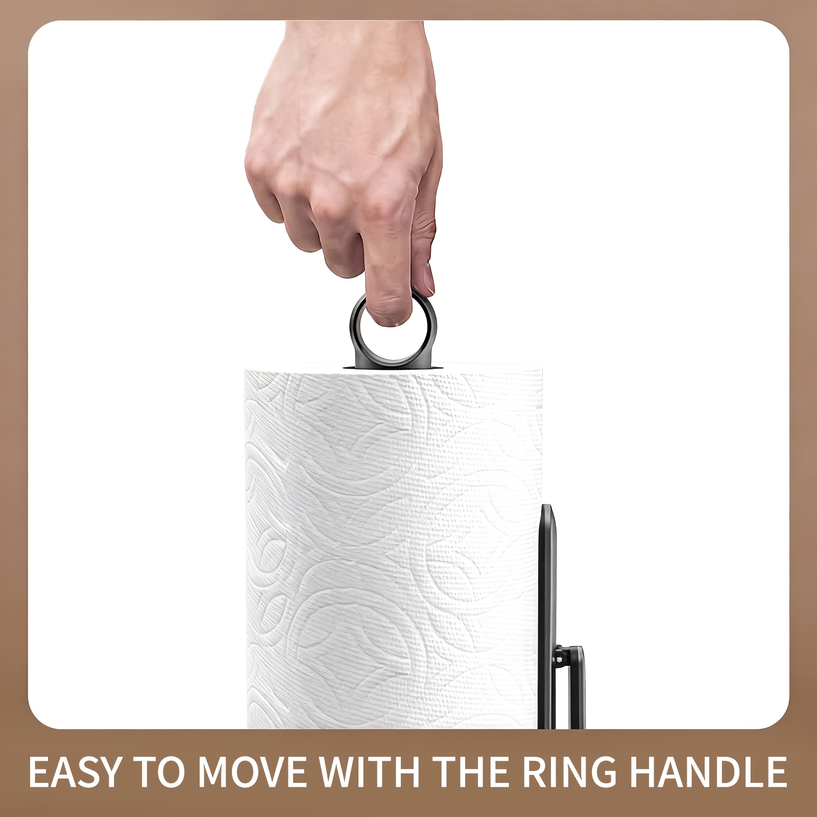 reliable Heavy Duty Stainless Steel Paper Towel Holder with Tension Arm-Easy One-Handed Tear, Modern Standing Countertop Dispenser for Kitchen, Holds All Paper Towel Rolls 15 Heavy-Duty Stainless Steel Paper Towel Holder with Tension Arm-Easy One-Handed Tear, Modern Standing Countertop Dispenser for Kitchen, Holds All Paper Towel Rolls