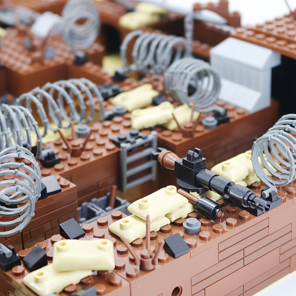 Creative Trench Block Base Model Assembly Toy