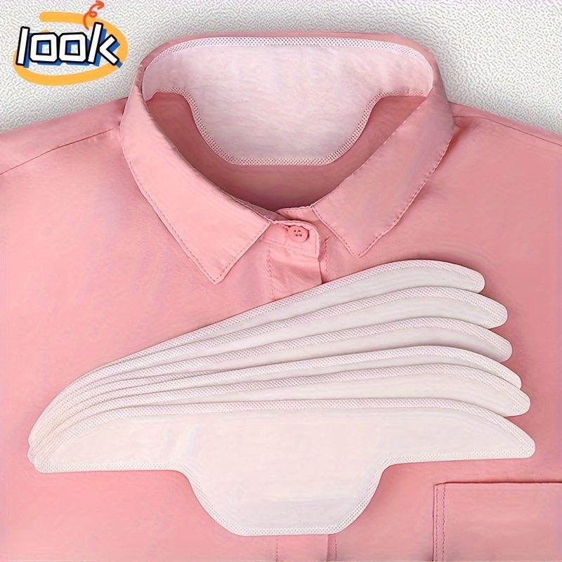 

20/30pcs Sweat Pads, Collar Protector For Men Women, Disposable Shirt Neck Liners, Invisible Neck Deodorant Pads