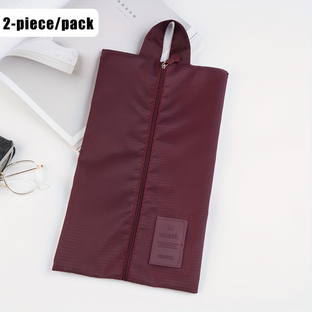TEMU [travel Organizer] 2pcs/6pcs Shoe Bags For Travel, Travel Shoe Bags For Packing, Portable Travel Shoe Storage