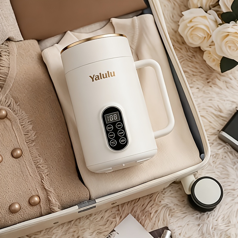 TEMU Yalulu Electric Kettle, Portable Multi-functional , Stew Pot, Soup/cooking Rice/desserts/hot Tea/coffee, Extra Large Capacity, Nano-ceramic