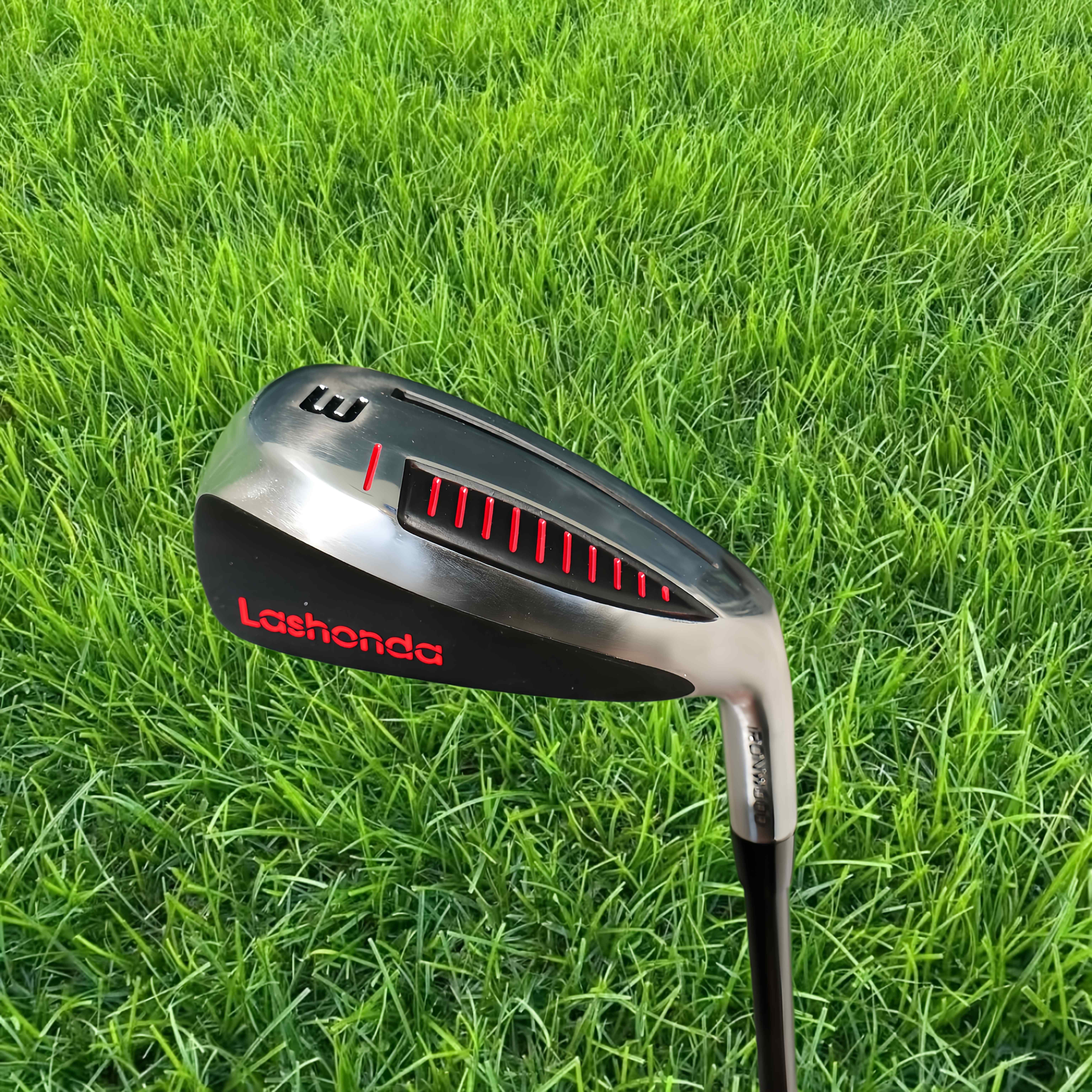 TEMU 1pc Lashonda Golf Hybrid Club, Large Sweet Spot Low Cg Easy Launch, Silvery Red Matte Black, Swing Weight, Sr Flex Carbon Shaft, Long Distance