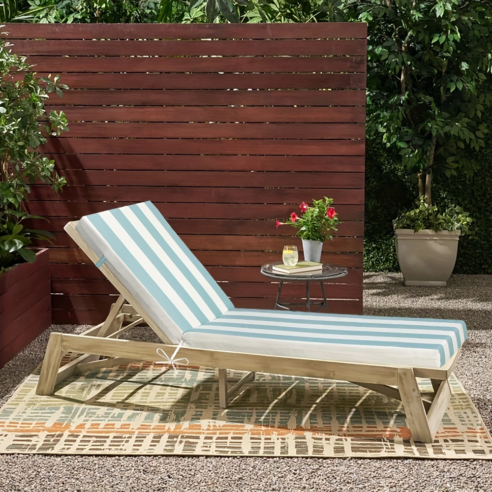 Set 2 cuscini sedia sdraio giardino poliestere POLY180 Verde scuro