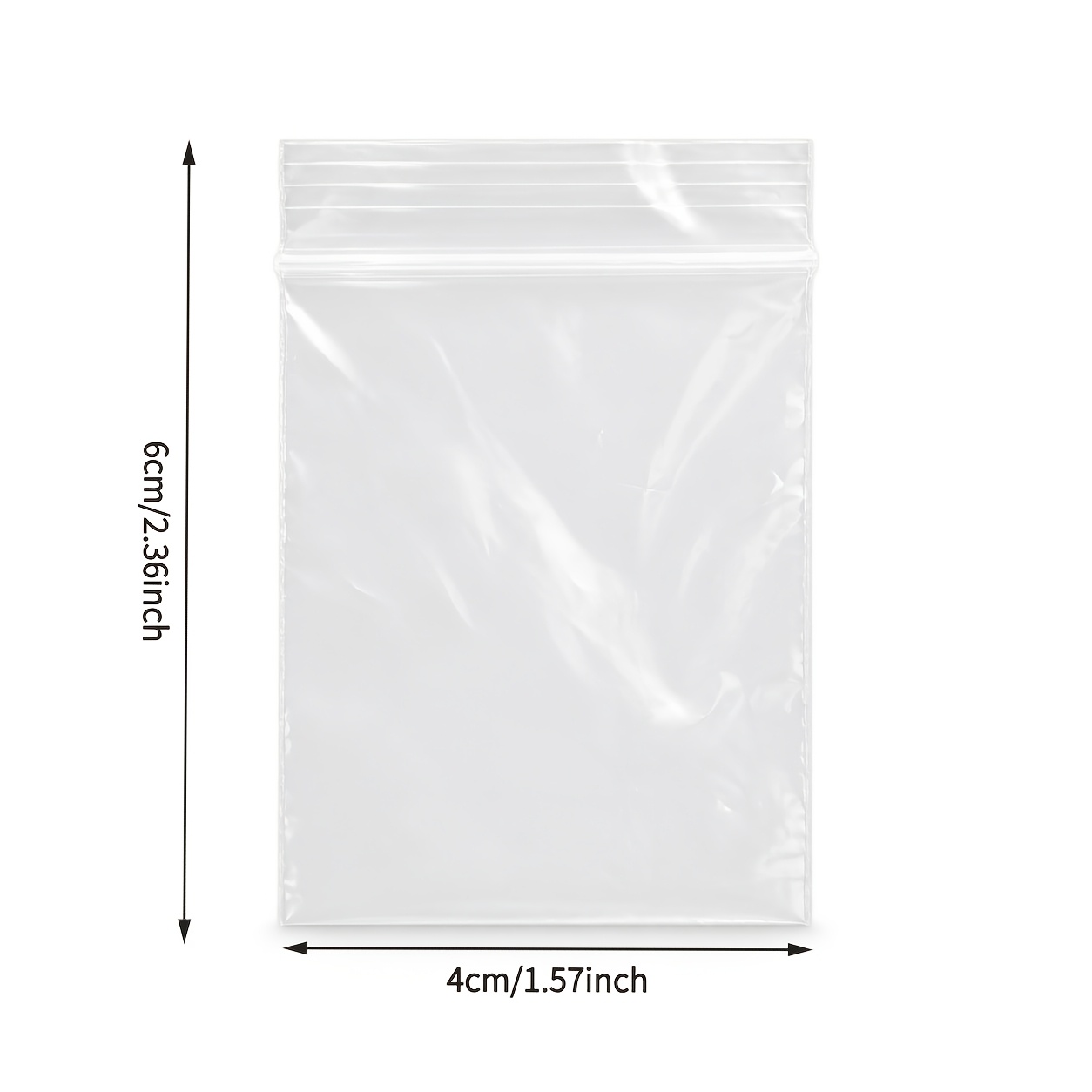 Image of 500 Reusable Transparent Jewelry Bags- In Sizes To Choose . Self Sealing Zipper Packaging Tape!, Jewelry Making Display& Packaging Supplies