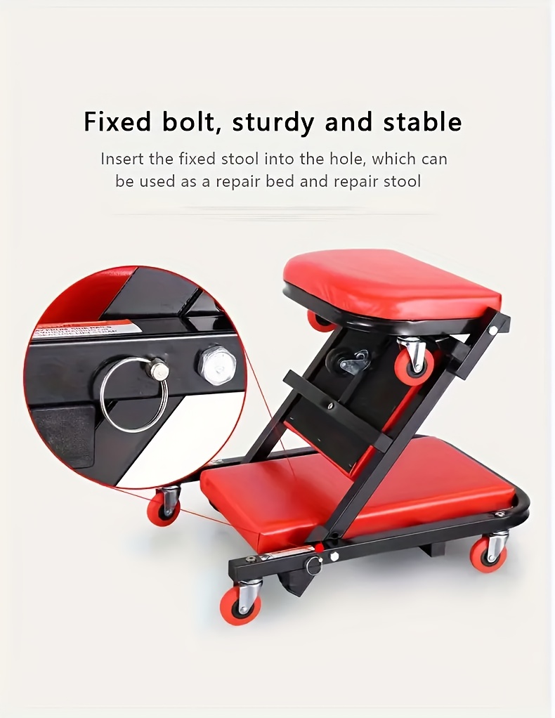 2025 new gift for my husband 36 inch about 35 98 inch z shaped crawling seat adjustable load bearing folding car crawling set 6 wheel 2 5 inch about 2 52 inch fathers day gift details 4