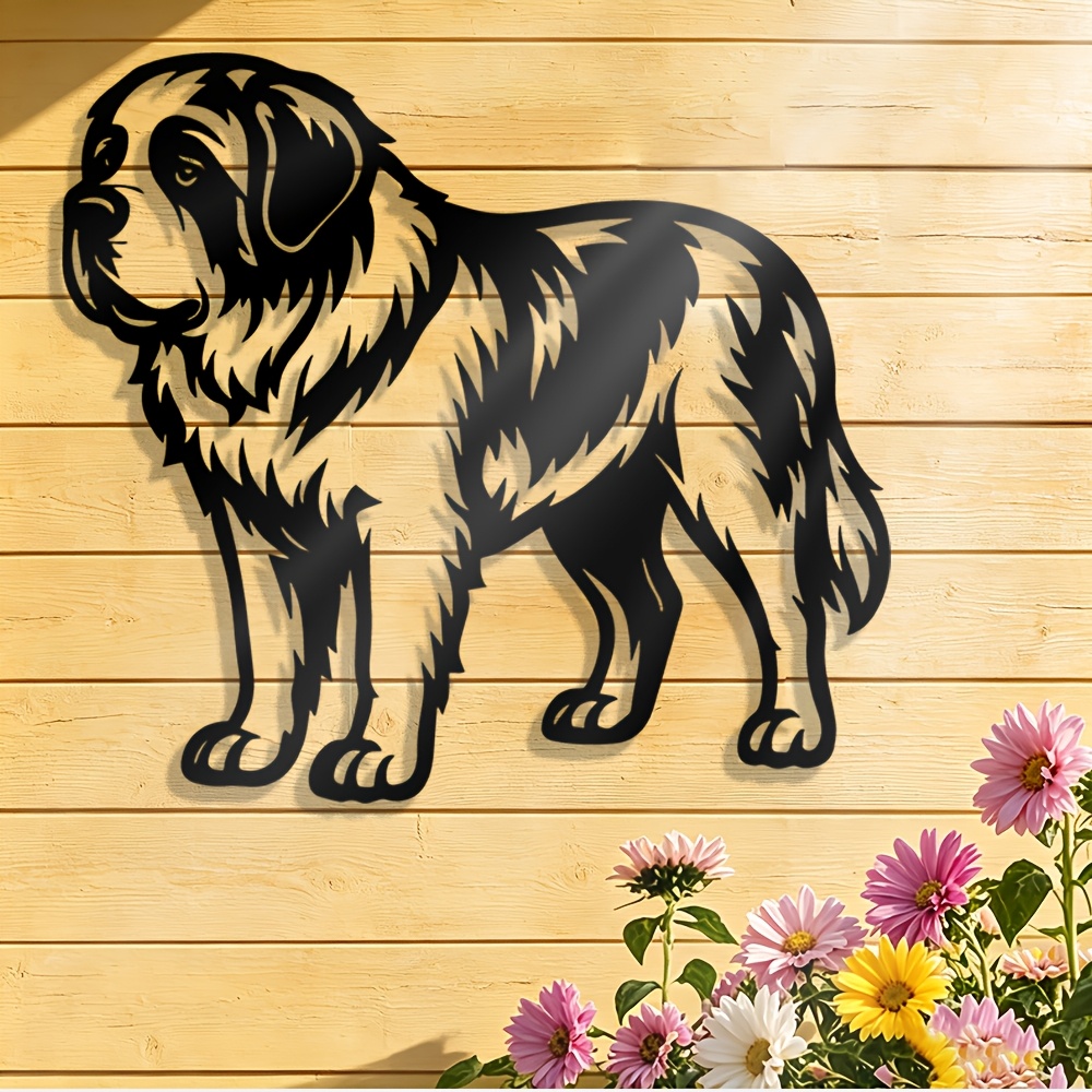 TEMU Saint Dog Metal Wall Art, Perfect For Living Room, Bedroom, Office, Entryway And Farmhouse Decoration