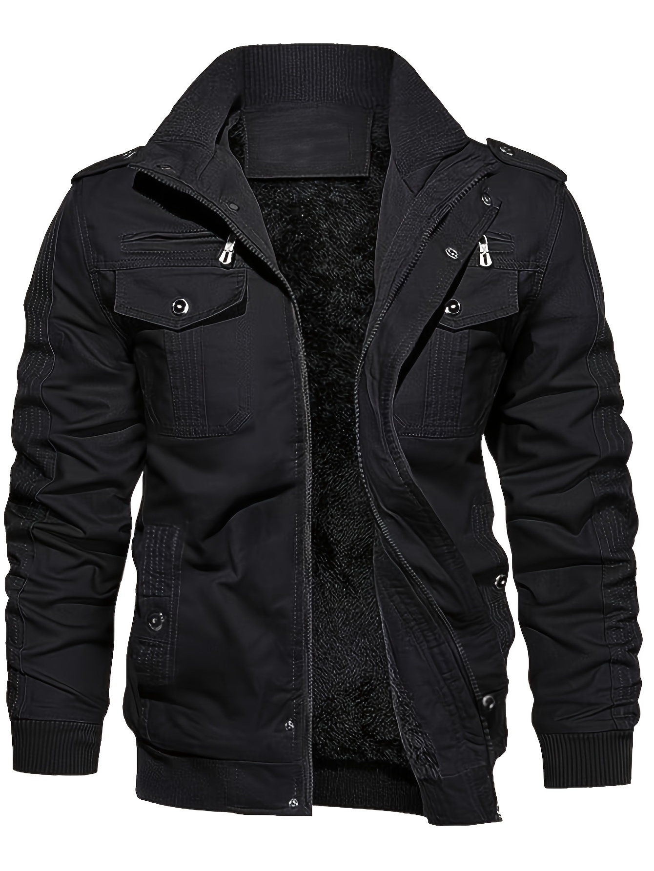 military style windbreaker