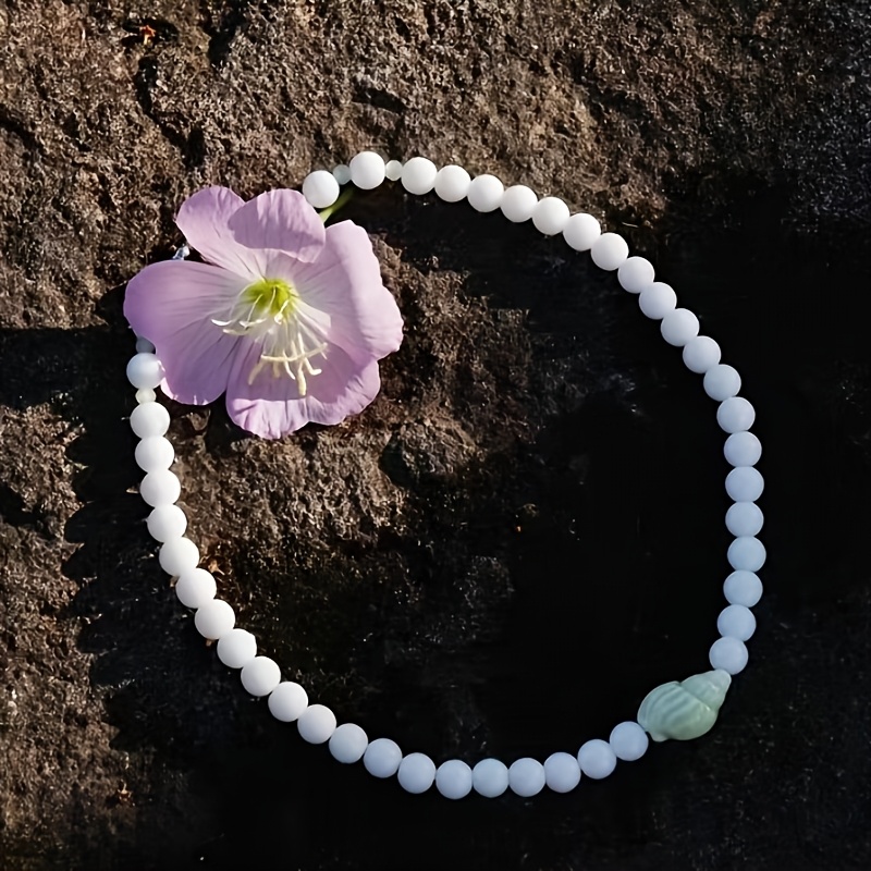 Women's Seashell Holiday Necklace, Premium Clavicle Chain