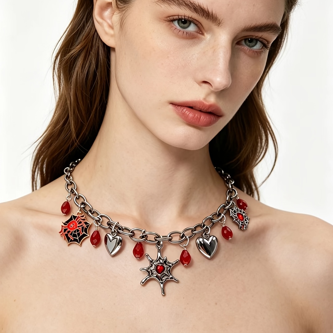 Fashion Halloween Vintage Charm Pendant Necklace