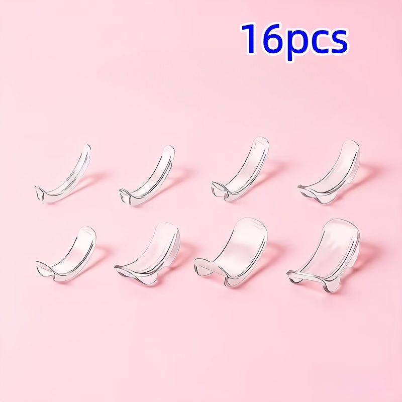 TEMU Juego de 16 piezas de de anillos invisibles transparentes . Diseño de en para un , completamente invisible al usarse, instantáneamente anillos