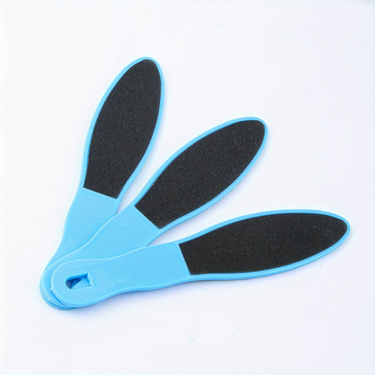 Image of Megia 3pcs Dual-sided Foot File - Callus & Dead Skin Remover, Reusable Pedicure Tool For Smooth Feet, Ideal For Cracked Heels, Exfoliating, Foot Brush