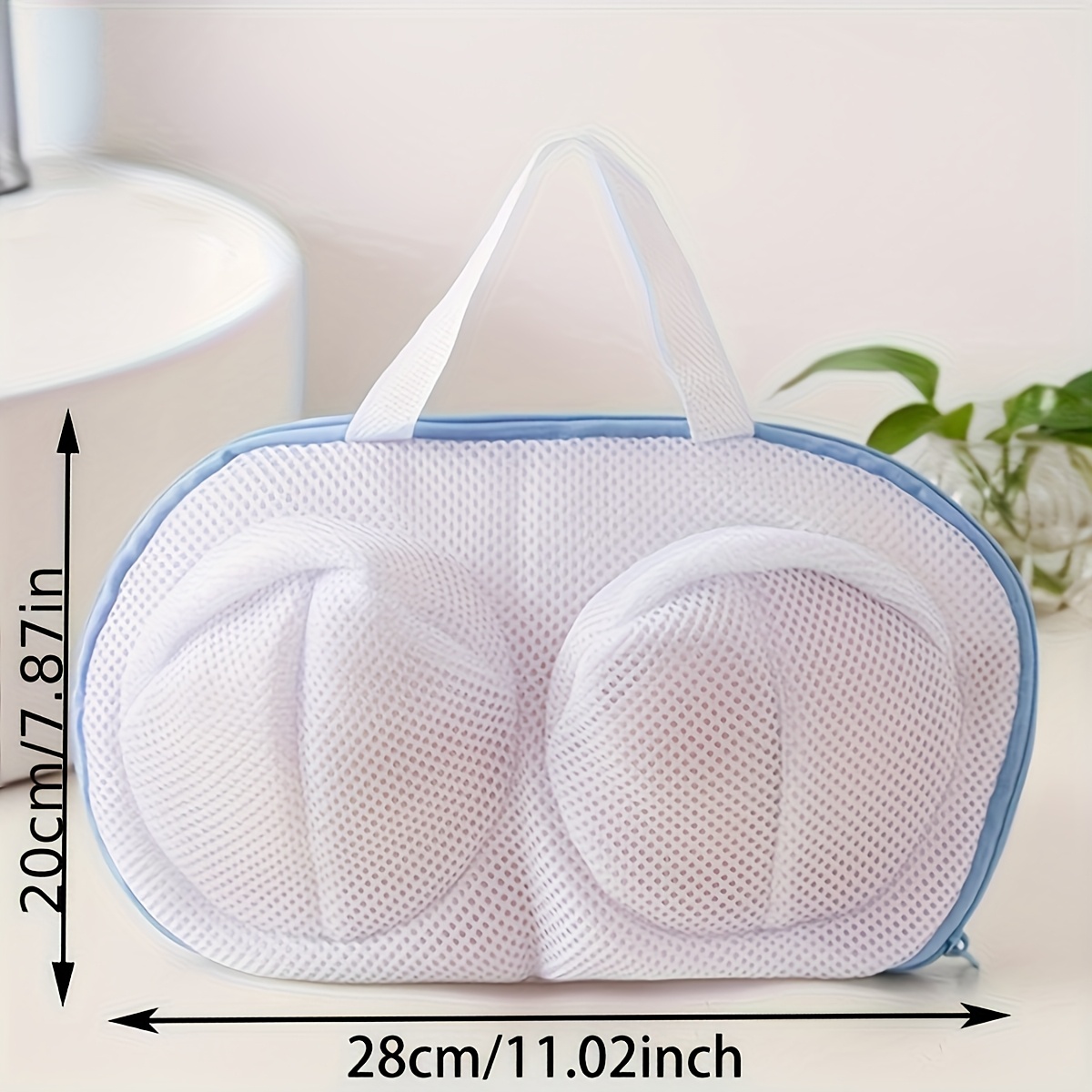 1pc   underwear laundry bag mesh wash protection bag with zipper closure for   round design bra storage bag laundry bags details 2