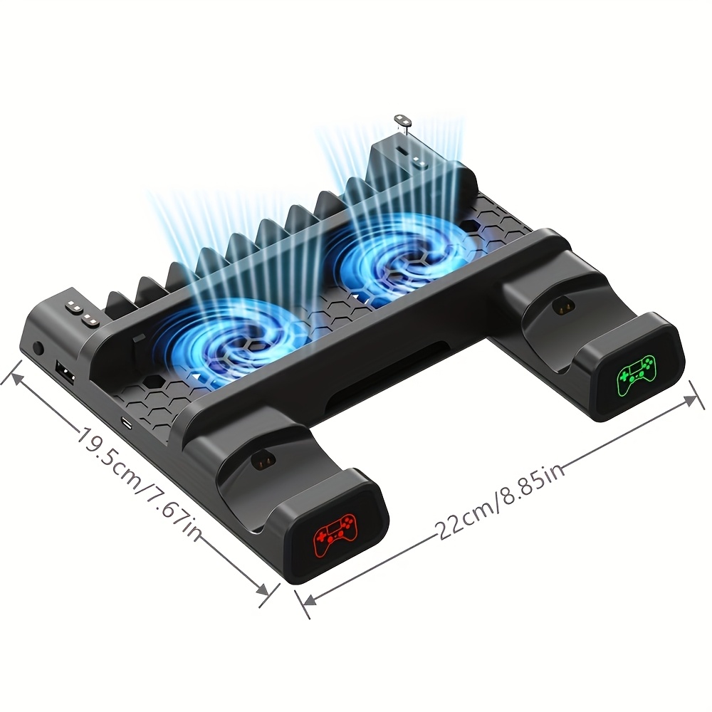 cooling stand ps4 pro controller charging station light Temu