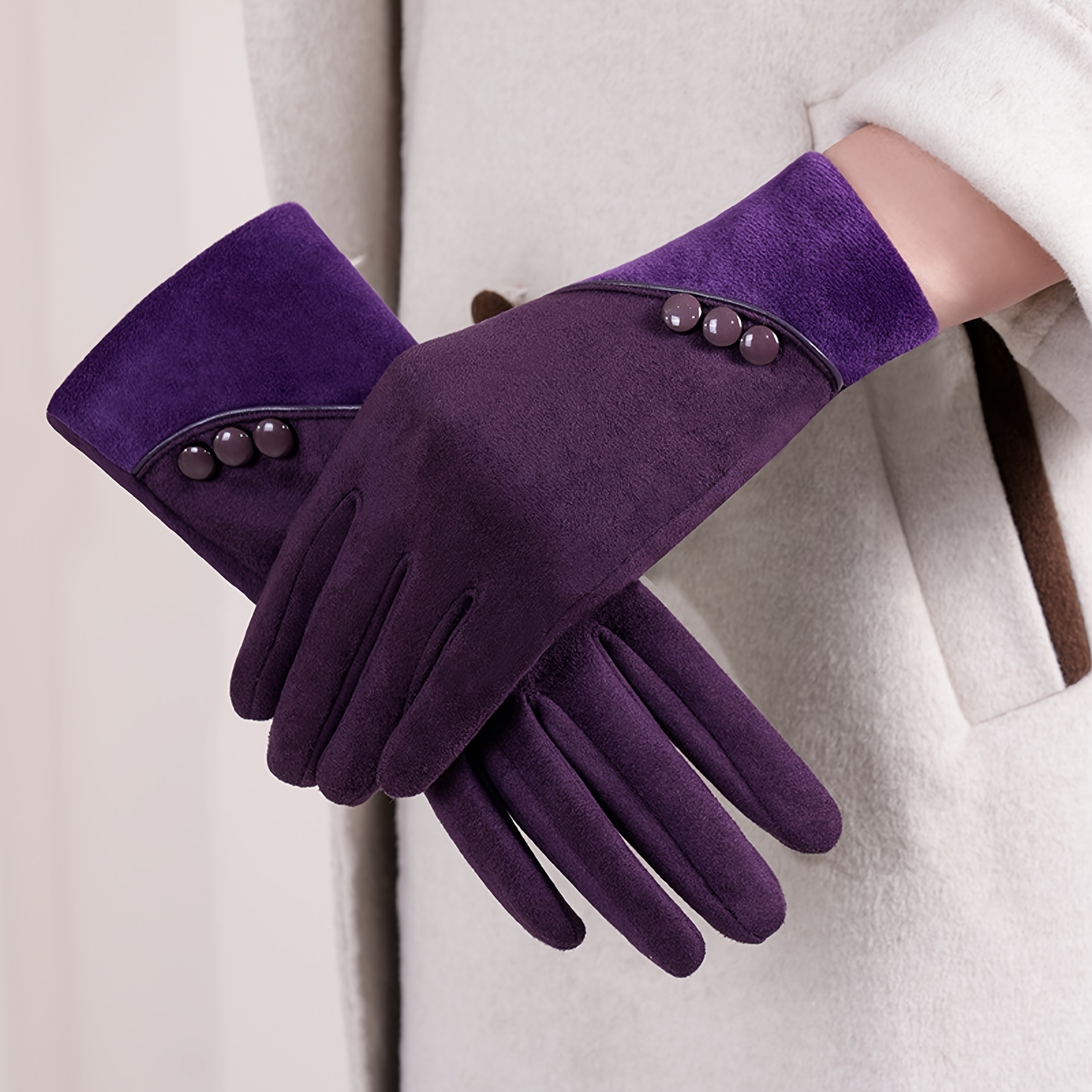 

Fleece-lined Touchscreen- 's Gloves - , & For Driving And | For Thanksgiving, Christmas, 's Day