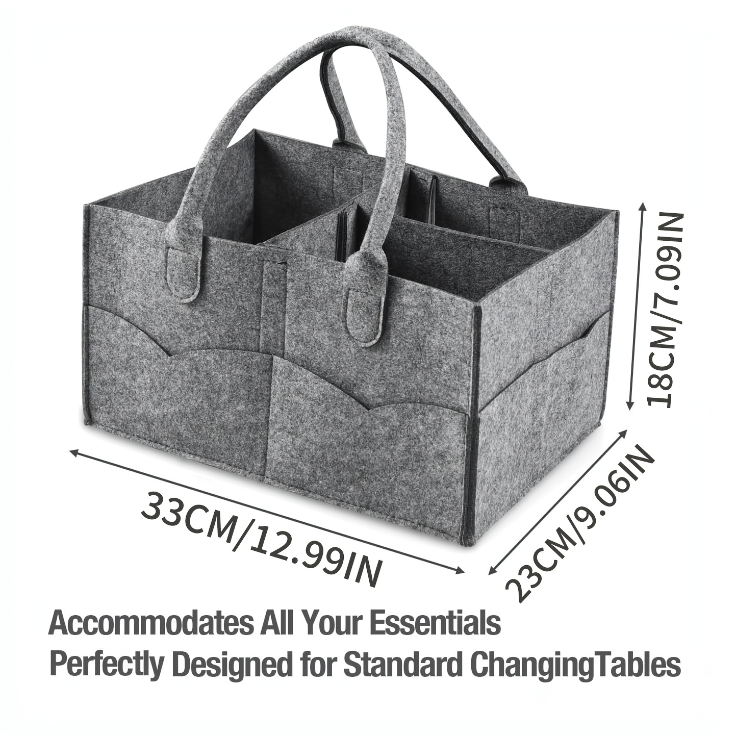 Lightweight Foldable Multi-Pocket Organizer Bag