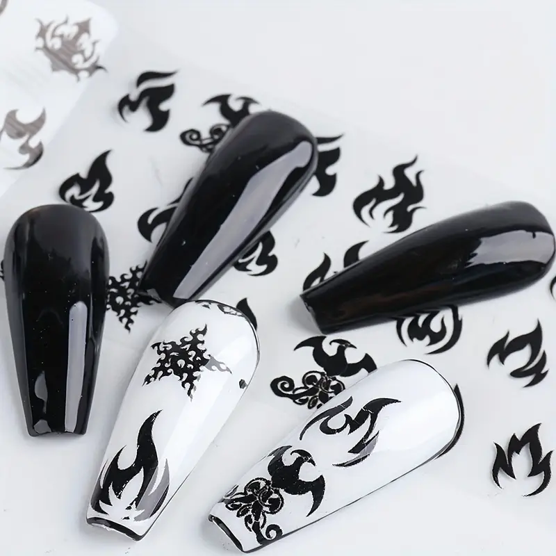10 rolls box fluorescent fire flame transfer nail foil neon luminous torch light starry sky paper hanging decoration sparkle nail foil decoration manicure pack 1 box boxed starry sky paper b121 details 6