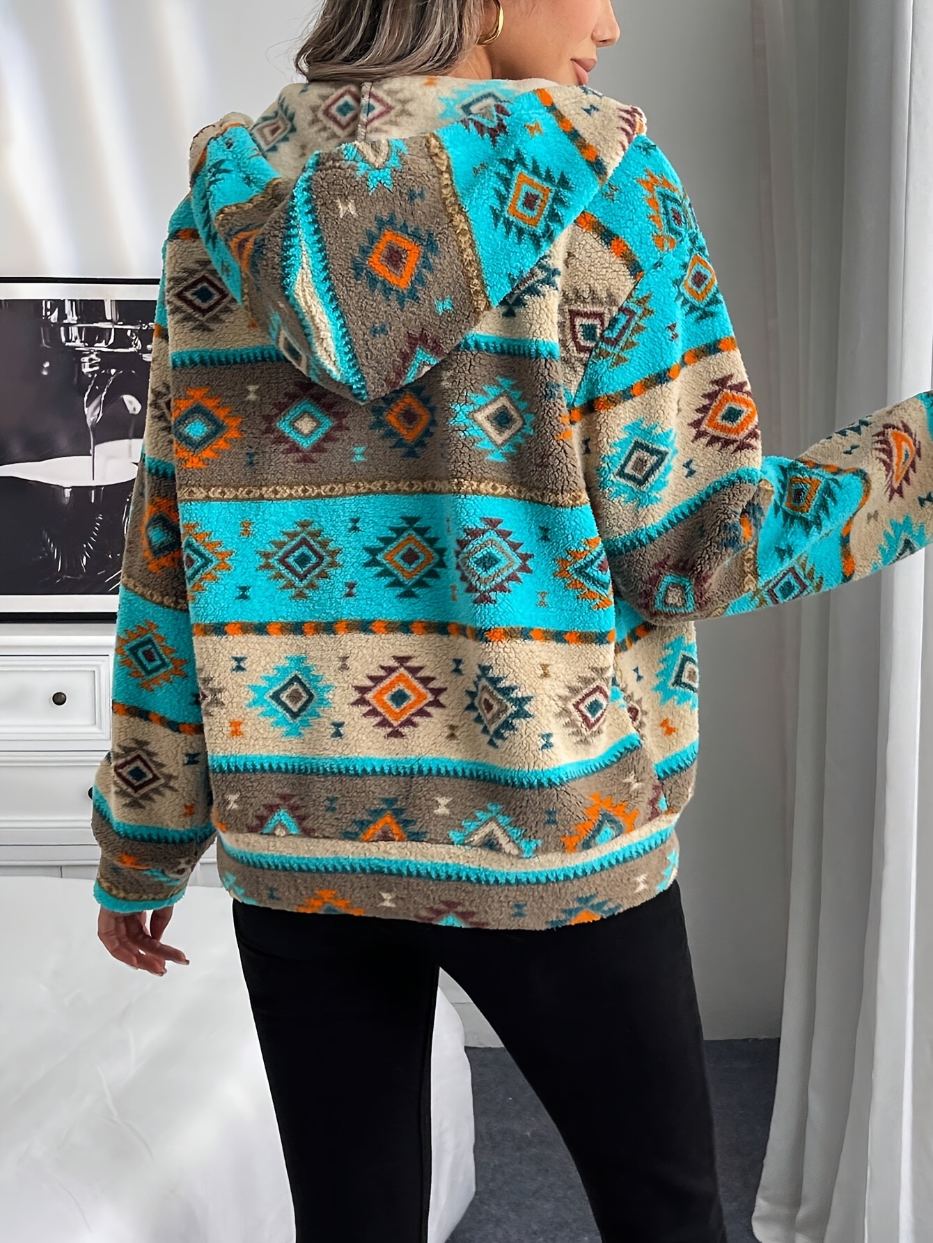 Kapuzenpullover Hoodie Mit Teddyfutter Kinder Sweatjacke, Mit