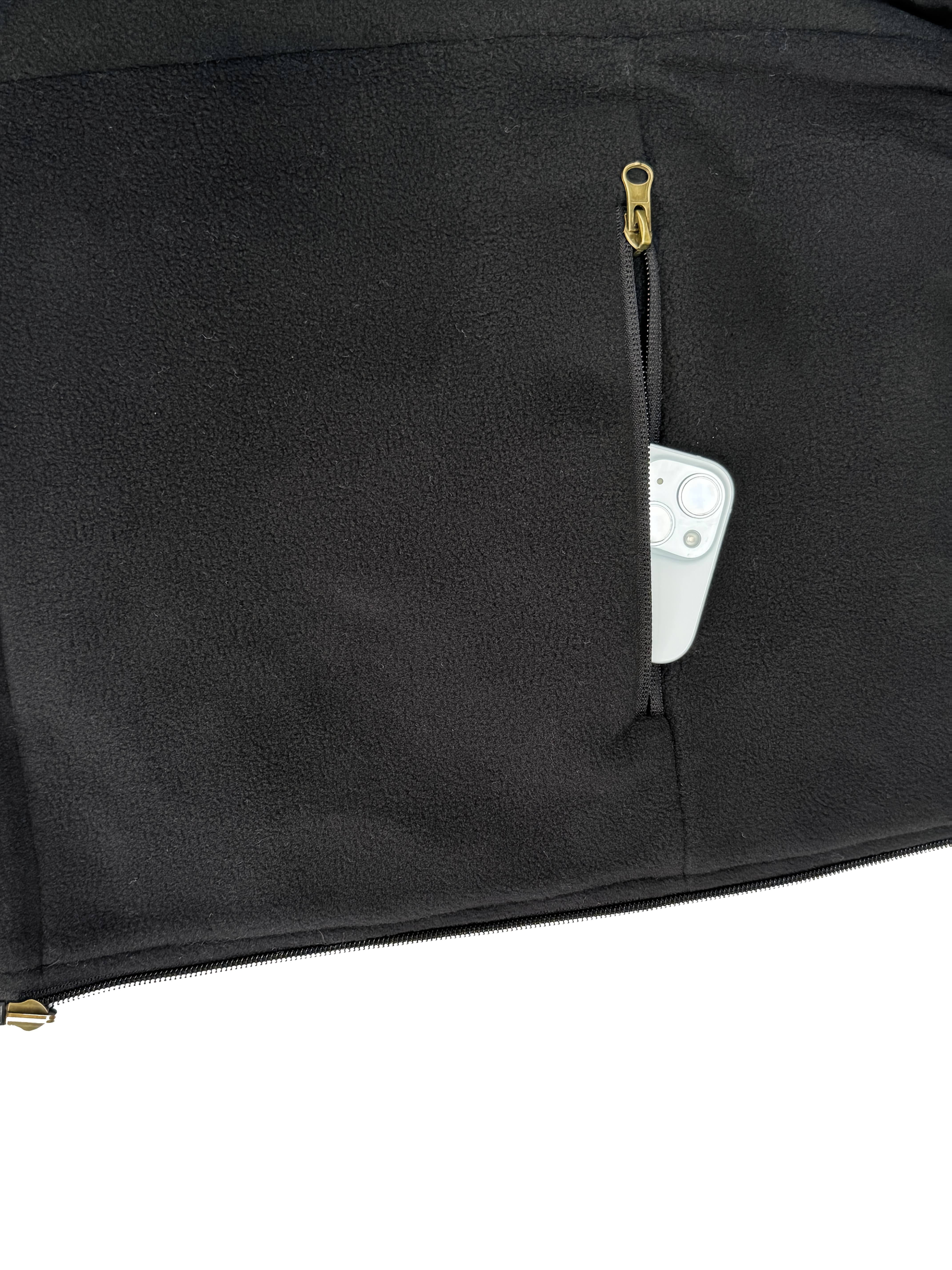 mens thickened fleece lined casual vest with multiple pockets black zip up stand collar loose fit for outdoor activities hiking fishing autumn winter wear outdoor gear zippered vest functional pockets mens vests fishing vest hiking vest vest for men Product details 4