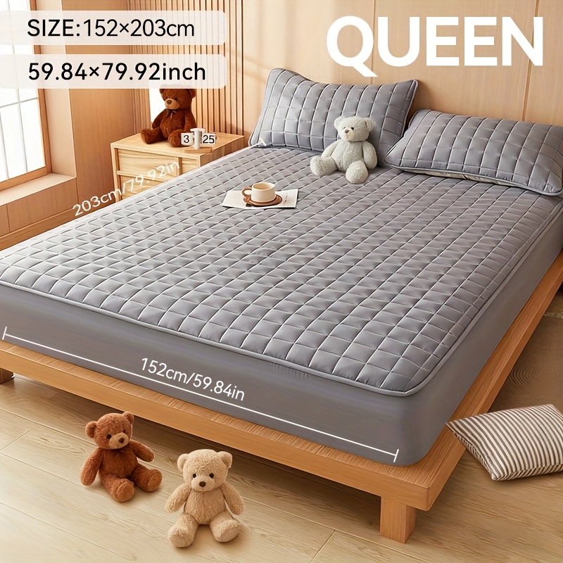 TEMU Housse de Matelas Épaisse et Imperméable - Ensemble de Drap Housse pour Matelas, Convient Parfaitement au Lit, pour Chambre, Chambre , Hôtels,